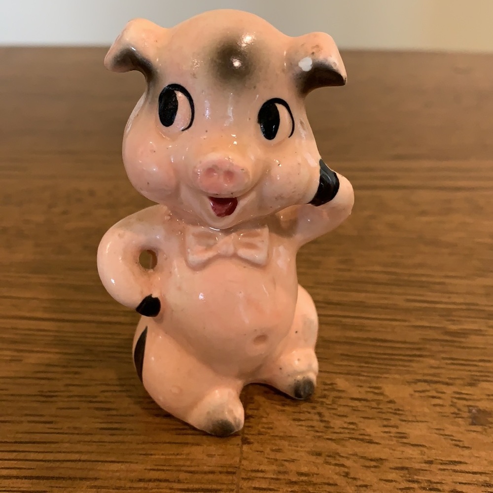 Small vintage pig